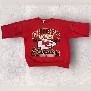 Vintage 90s USA Kansas City Chiefs NFL American Football graphic sweatshirt
